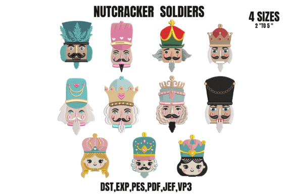 11 Nutcracker Head Embroidery Bundle Review