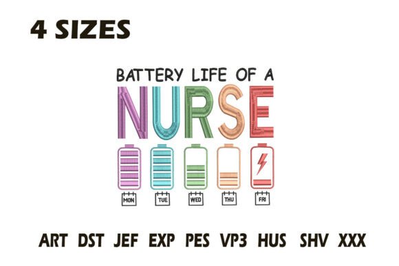 Battery Life Nurse Embroidery Review