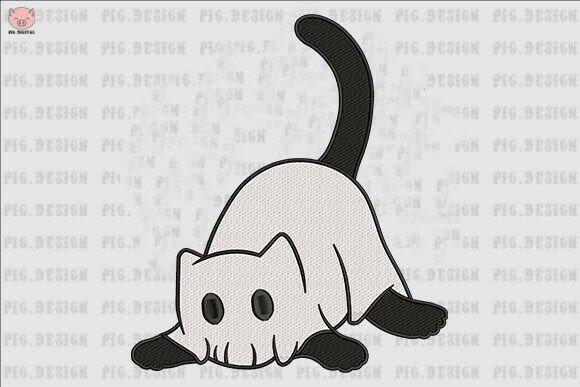 Cat Ghost Halloween Embroidery Review