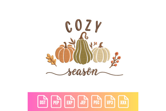 Cozy Season Pumpkin Embroidery Review