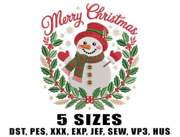 Cozy Snowman Christmas Embroidery Design Review