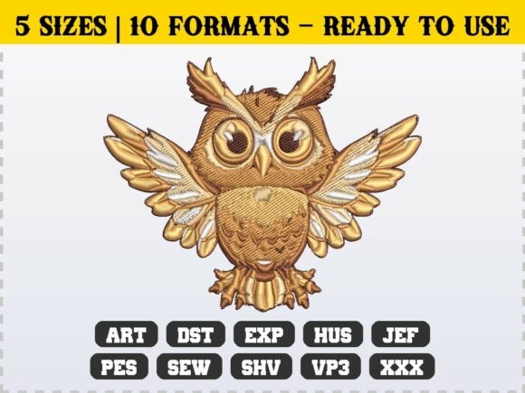 Cute Owl Embroidery Design File Review