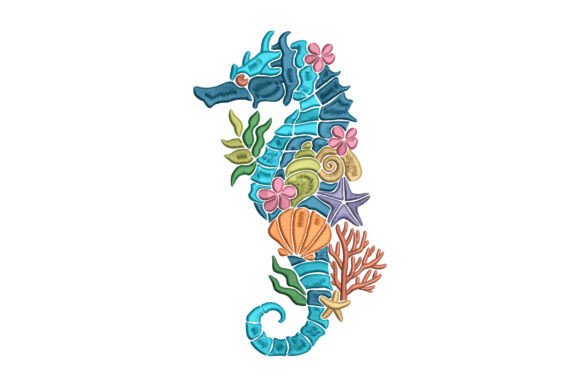 Floral Seahorse Embroidery Review for Handmade Gifts