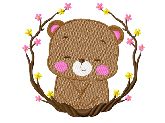 Floral Wreath Bear Embroidery Review