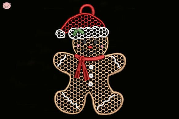 Gingerbread Man Christmas Embroidery Review