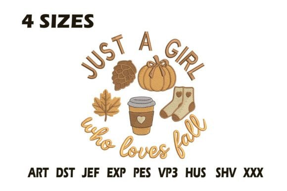 Just a Girl Who Loves Fall Embroidery Review