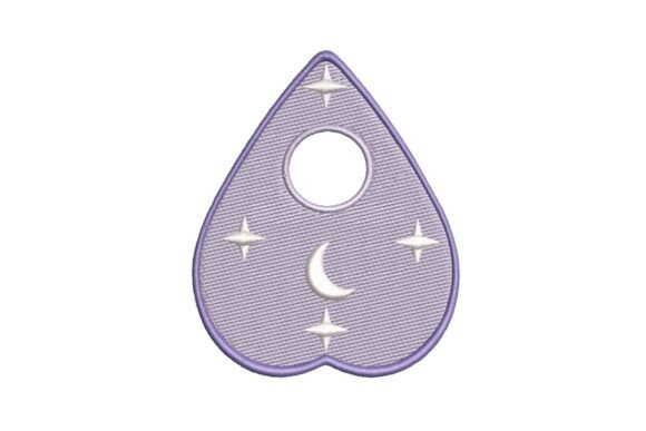 Mystical Ouija Planchette Embroidery Design
