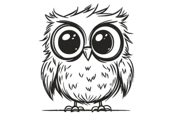 Scruffy Baby Owl Embroidery Design Review