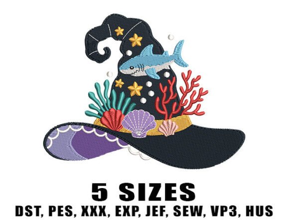 Spooky Ocean Witch Embroidery Design Review