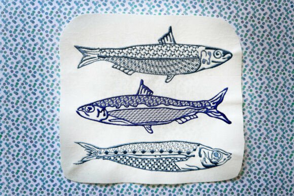 Three Sardine Embroidery Design Review for Etsy Sellers